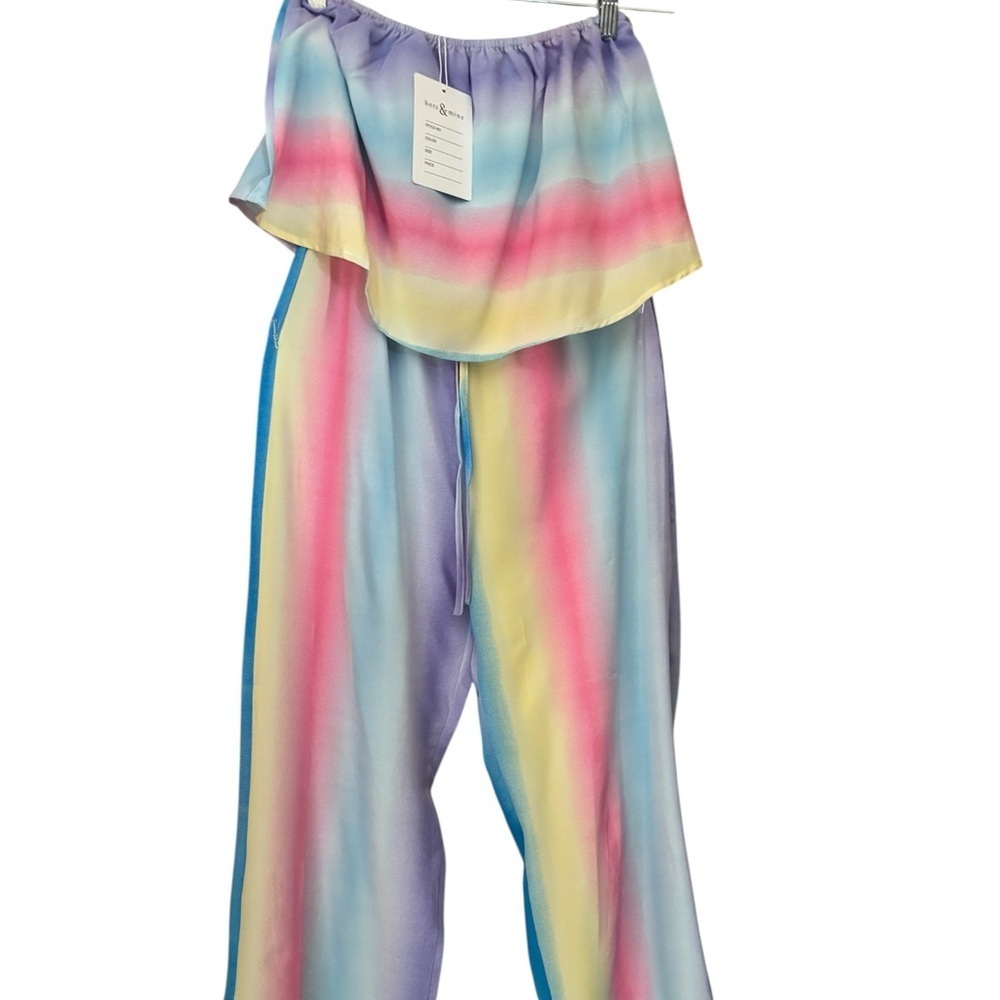 Multicolor Striped Women's Jumpsuit - Picture 2 of 4
